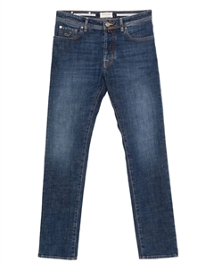 Джинсы с эффектом потертости, синий Jacob cohen