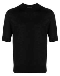 Шерстяная футболка тонкой вязки, черный Ballantyne