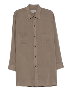 Рубашка с длинным рукавом, коричневый Yohji yamamoto