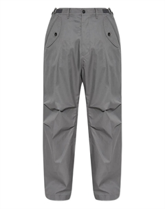 Брюки из хлопка с поясом, серый Dsquared2