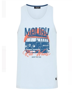 Футболка Danis, Blue/Light blue Indicode jeans