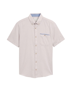 Рубашка на пуговицах классического кроя, Light grey Tom tailor