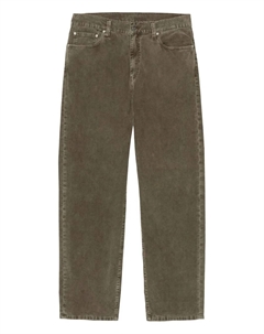 Прямые вельветовые брюки, серый Carhartt wip