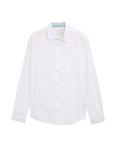 Рубашка на пуговицах классического кроя, White Tom tailor