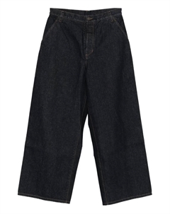 Джинсы с нашивкой-логотипом, синий Uma wang