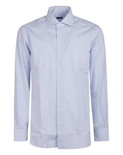 Рубашка из хлопка в полоску, синий Barba