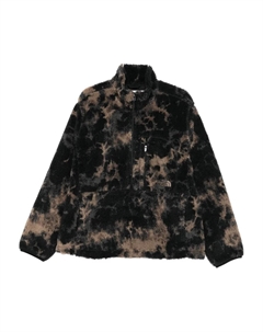 Флисовый свитшот с эффектом тай-дай, коричневый The north face