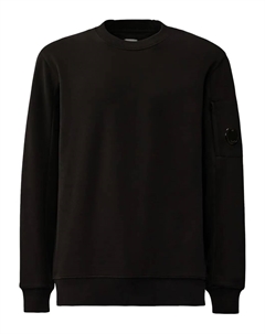 Свитшот с нашивкой-логотипом, черный C.p. company