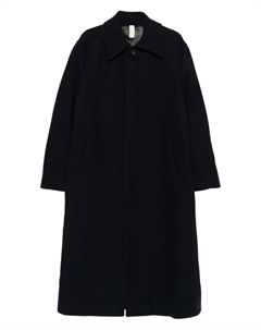 Зимнее шерстяное однобортное пальто, синий Sunflower