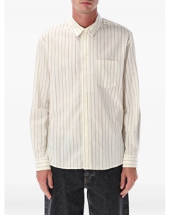 Длинная рубашка в полоску Clement, белый A.p.c.