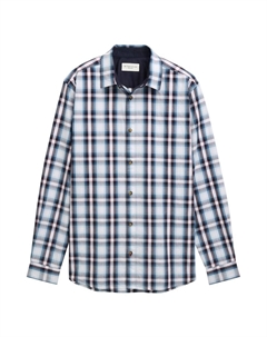 Рубашка на пуговицах классического кроя, Dark blue Tom tailor