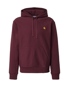 Толстовка American Script, Wine red Carhartt wip