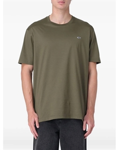 Хлопковая футболка с логотипом, зеленый Paul & shark