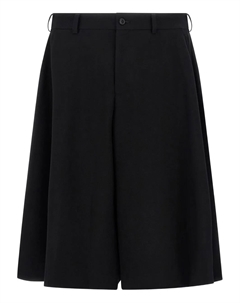 Плиссированные шорты с широкими штанинами, черный Comme des garçons homme plus