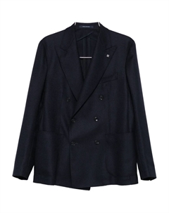 Двубортный пиджак, синий Tagliatore