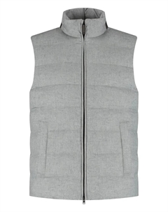 Стеганый жилет из шерсти, серый Herno