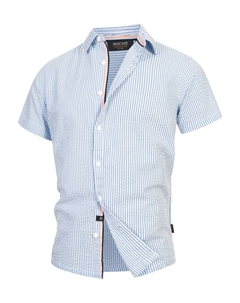 Рубашка на пуговицах классического кроя Maribo, Light blue Indicode jeans