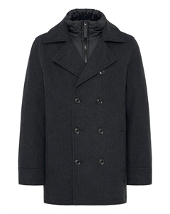 Зимнее пальто IDLuxeno, Dark grey Indicode jeans