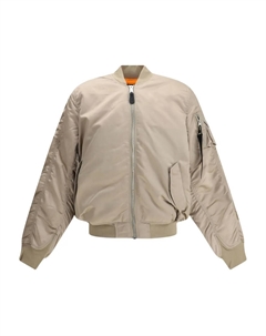 Бомбер на молнии, нейтральный Alpha industries