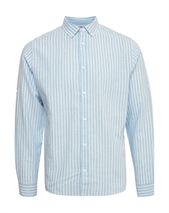 Рубашка на пуговицах классического кроя Hanko, Light blue Indicode jeans