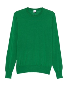 Свитер с круглым вырезом, зеленый Aspesi