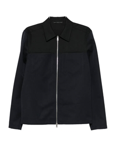 Рубашка на молнии с панельным дизайном, синий Low brand