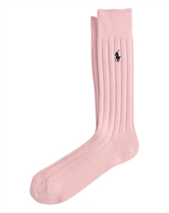 Рифленые носки, розовый Polo ralph lauren