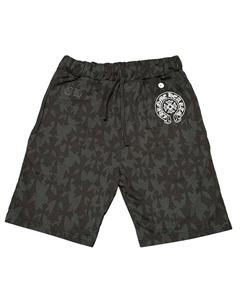 Спортивные шорты Cemetery Cross Sweatshorts, Black Chrome hearts