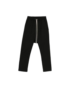 Брюки Drawstring Long Pants, Black Rick owens