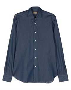 Рубашка с классическим воротником, синий Barba