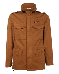 Хлопковая куртка с множеством карманов, оранжевый Aspesi