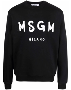 Толстовка с логотипом, черный Msgm