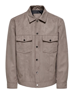 Демисезонная куртка , Dark beige Only & sons