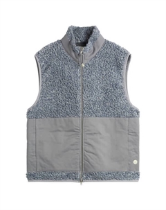 Сигнальный жилет - вручается концом., Soft Blue Curly Wool Folk