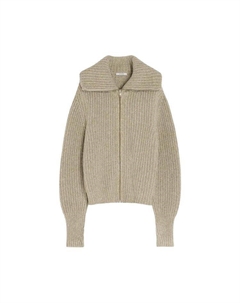 Кардиган Zipped Cardigan, Beige/Oat Lemaire