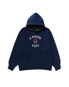Худи A Rising Indigo Pullover Hoodie, Navy Bape
