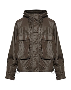 Куртка с капюшоном и карманами, коричневый Lemaire