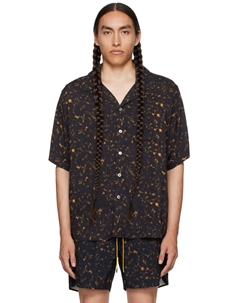 Черная черепаховая рубашка Rhude