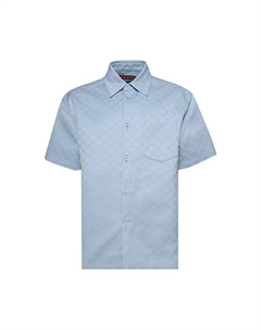 Рубашка Oversize Shirt, Midnight Blue Gucci