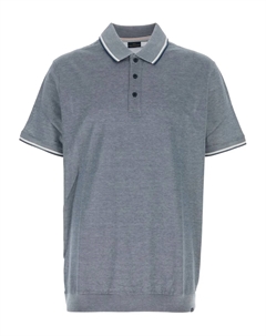 Поло с полосатыми деталями, серый Paul & shark