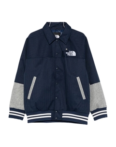 Бомбер с контрастными вставками, синий The north face