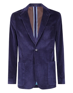 Вельветовый пиджак, синий Paul smith