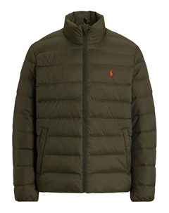 Стеганый утепленный бомбер, зеленый Polo ralph lauren