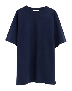 Хлопковая футболка Sato, синий The row