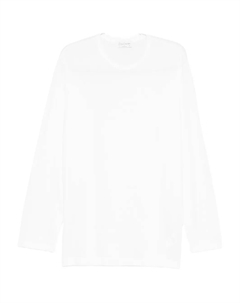 Футболка с длинными рукавами, белый Yohji yamamoto