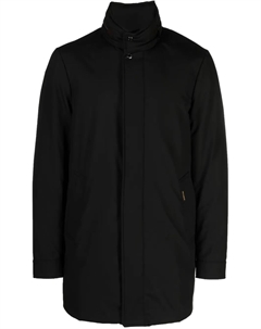 Пуховик с высоким воротником, черный Moorer