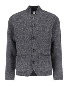 Кардиган на пуговицах с накладными карманами, серый Aspesi