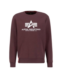 Толстовка Basic Logo, Dark red Alpha industries