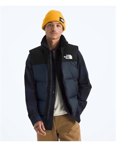 Мужской ретро-жилет Nuptse 1996 года, Summit Navy/TNF Black/Recycled Down The north face