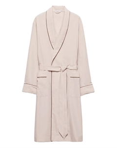 Халат с накладными карманами, нейтральный Prada